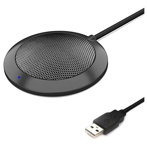  [아마존베스트]Conference USB Microphone for Computer, TKGOU Plug & Play Omnidirectional Boundary Condenser PC Microphones for Streaming,VoIP Calls,Skype,Chatting