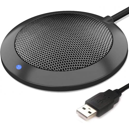  [아마존베스트]Conference USB Microphone, Computer Desktop Mic, TKGOU Plug & Play Omnidirectional Condenser PC Laptop Microphones for VoIP Calls,Skype,Meeting,Recording,Chatting(Windows/Mac OS X)