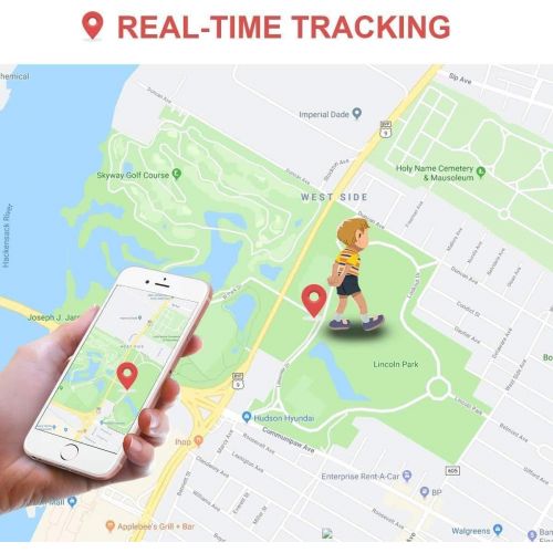  Mini GPS Tracker TKSTAR Anti-Theft Real Time Tracking on App Anti-Lost GPS Locator Tracking Device for Bags Kids Satchels Important Documents Luggage TK901