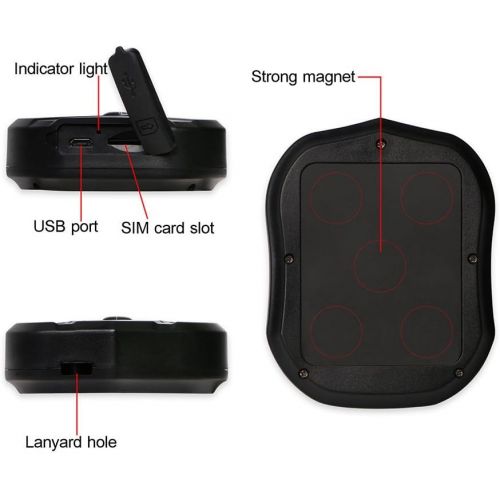  TK-STAR Car GPS Tracker Worldwide ,Vehicle Realitme Tracking Waterproof Portable Magnetic Tracking Device 90 Days Long Standby,onPoint Free Tracking &Monitoring System TK905