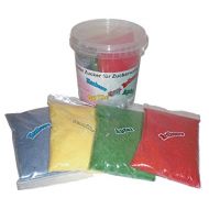 [아마존베스트]TK-Warenhandel 4 Sorten / 4x200G Aromazucker fuer Bunte Zuckerwatte / Zuckerwattemaschine 800Gr.