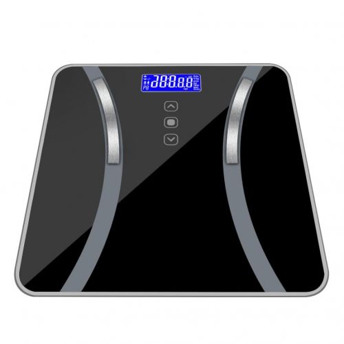  TLT Retail Smart Scale Digital BMI Body Weight Bathroom Scale 400 pounds with 8 Essential Measurements (Black)
