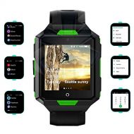 TLgf Smart Watch Heart Rate Monitoring Blood Pressure Measurement SIM Card Waterproof WiFi/GPS Student Adult Men Smart Phone Sports Watch, HD Camera