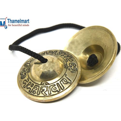  TM THAMELMART FOR BEAUTIFUL MINDS 7 Inches Antique Hand Hammered Tibetan Meditation Singing Bowl for Relaxing, Sound Bath, Mindfullness and Wellness - Yoga Old Bowl by Thamelmart명상종 싱잉볼