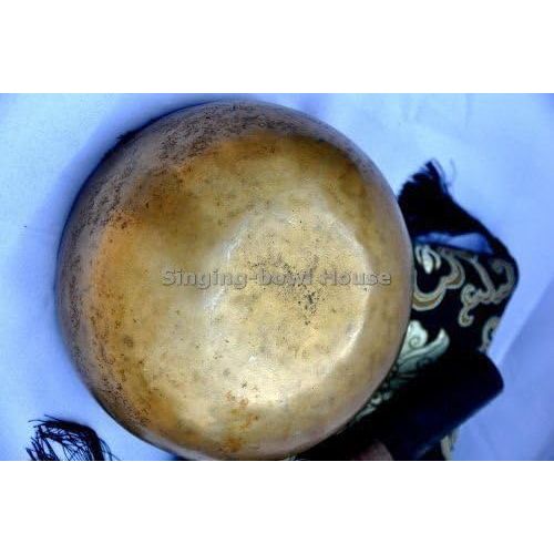  TM THAMELMART FOR BEAUTIFUL MINDS 6 Tibetan Singing Bowl ~ Superb B Crown Chakra Bowl for Meditation, Yoga, Healing, Mindfulness, Relaxation명상종 싱잉볼