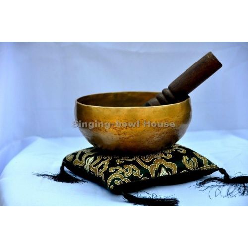  TM THAMELMART FOR BEAUTIFUL MINDS 6 Tibetan Singing Bowl ~ Superb B Crown Chakra Bowl for Meditation, Yoga, Healing, Mindfulness, Relaxation명상종 싱잉볼