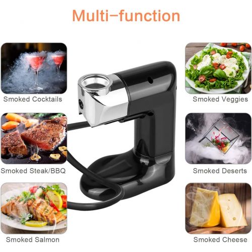  [아마존 핫딜] TMKEFFC Smoking Gun Food Smoker Cocktails Smoke Infuser, Portable Handheld Indoor Cold Smoke Generator Tool for Meat, Drinks, BBQ, Cheese