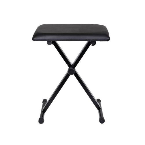  TMS Adjustable Leather Padded Piano Keyboard Bench Seat w/Rubber Feet Stool Chair