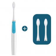 TMY Sonic Electric Toothbrush Washable Ultrasonic Toothbrush for Children Adults Travel Teeth Brush Battery Power Supply (Color : Blue)