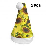 TNC2P Santa Hat - Christmas Hat, Festive Holiday Accessories For Adults and Children