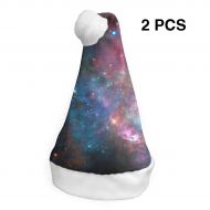 TNC2P Santa Hat Christmas Hat, Festive Holiday Accessories for Adults Teens Children