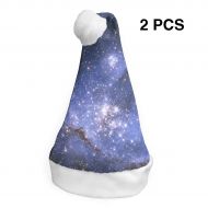 TNC2P Santa Hat Christmas Hat, Festive Holiday Accessories for Adults Teens Children