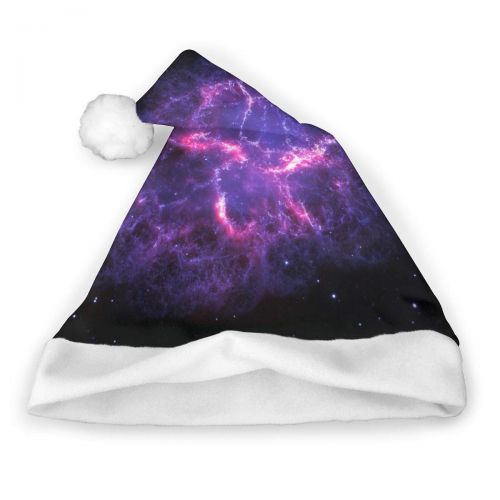  TNC2P Santa Hat Christmas Hat, Festive Holiday Accessories for Adults Teens Children