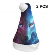 TNC2P Santa Hat Christmas Hat, Festive Holiday Accessories for Adults Teens Children