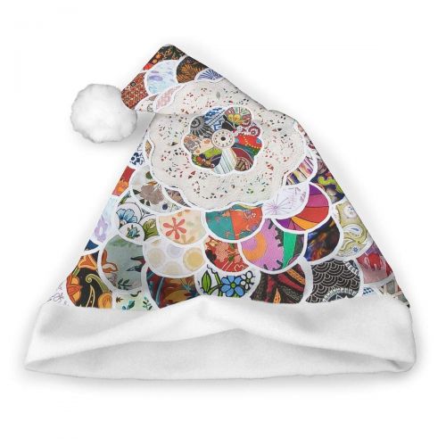  TNC2P Santa Hat Christmas Hat, Festive Holiday Accessories for Adults Teens Children