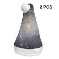 TNC2P Santa Hat Christmas Hat, Festive Holiday Accessories for Adults Teens Children