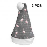 TNC2P Santa Hat Christmas Hat, Festive Holiday Accessories for Adults Teens Children