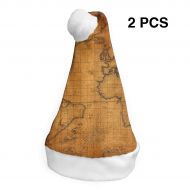 TNC2P Santa Hat Christmas Hat, Festive Holiday Accessories for Adults Teens Children