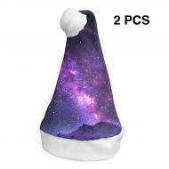 TNC2P Santa Hat Christmas Hat, Festive Holiday Accessories for Adults Teens Children