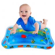 TNELTUEB Inflatable Tummy Time Water Mat Infants & Toddlers, Water Play Mat is The Perfect Fun time Play Activity Center Your Babys Stimulation Growth （26x20）