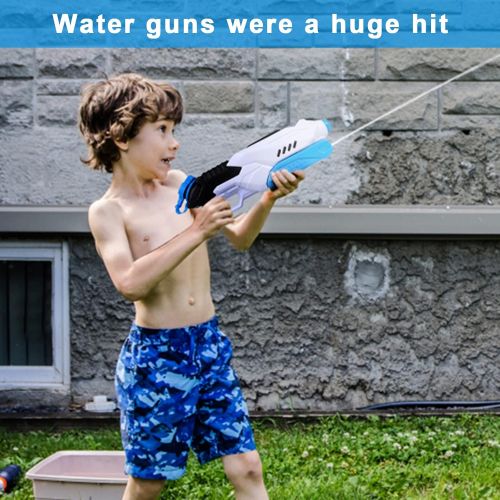  TNELTUEB Super Water Gun for Kids, 3 Pack Water Soaker Blaster Squirt Gun Fast Trigger Summer Toy for Swimming Pools Party Outdoor Beach Sand Water Fighting Toys