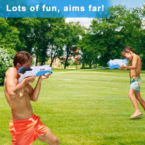  TNELTUEB Super Water Gun for Kids, 3 Pack Water Soaker Blaster Squirt Gun Fast Trigger Summer Toy for Swimming Pools Party Outdoor Beach Sand Water Fighting Toys