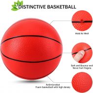 TNELTUEB Pool Basketball Replacement 8.5 Inch Mini Pool Basketballs Ball Hoop Indoor Outdoor Toy , Fits All Standard Swimming Pool Basketball Hoop Pool Game Toy Water Games( 2 Ball