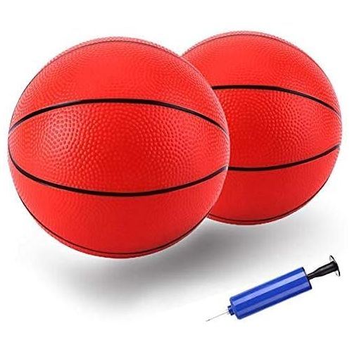  TNELTUEB Pool Basketball Replacement 8.5 Inch Mini Pool Basketballs Ball Hoop Indoor Outdoor Toy , Fits All Standard Swimming Pool Basketball Hoop Pool Game Toy Water Games( 2 Ball