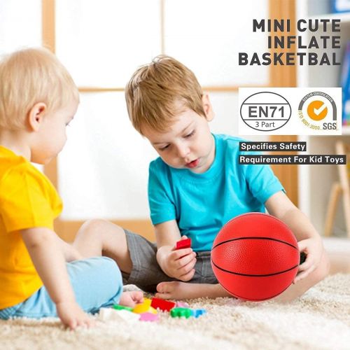 TNELTUEB Pool Basketball Replacement 8.5 Inch Mini Pool Basketballs Ball Hoop Indoor Outdoor Toy , Fits All Standard Swimming Pool Basketball Hoop Pool Game Toy Water Games( 2 Ball