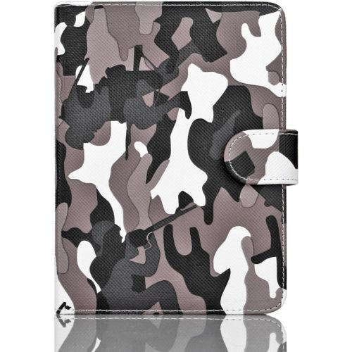  [아마존베스트]TNP Products Amazon Kindle Paperwhite Case Camouflage Black&Gray - Slim Folio PU Leather Smart Cover Stand Amazon All-New Kindle Paperwhite (Both2012and2013 versions) Auto Sleep Wake Feature an