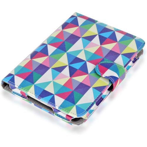  [아마존베스트]TNP Products Amazon Kindle Paperwhite Case Square Multi Color Diamond Shape-Slim Folio PU Leather Smart Cover Stand Amazon All-NewKindlePaperwhite(Both2012and2013 versions)Auto Sleep Wake Featu