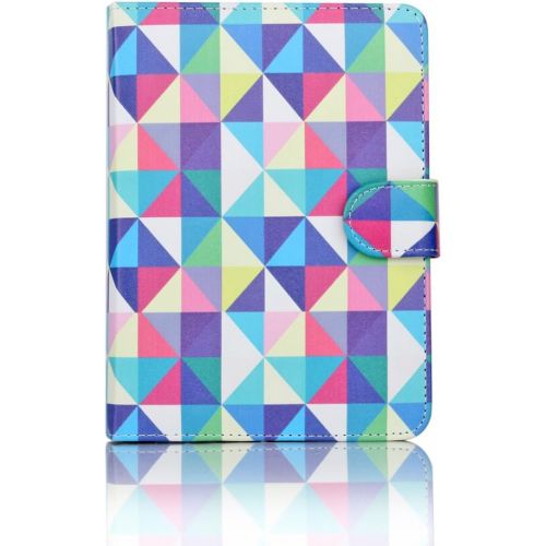  [아마존베스트]TNP Products Amazon Kindle Paperwhite Case Square Multi Color Diamond Shape-Slim Folio PU Leather Smart Cover Stand Amazon All-NewKindlePaperwhite(Both2012and2013 versions)Auto Sleep Wake Featu