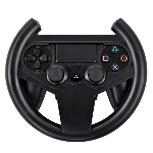  TNP Products TNP For PS4 Gaming Racing Steering Wheel - Gamepad Joypad Grip Controller for Sony Playstation 4 Black [Playstation 4]