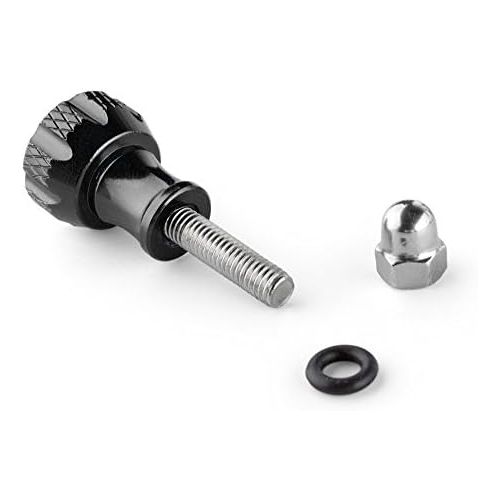  TNP Products TNP GoPro Thumb Screw Set (Black) - Aluminum Alloy Thumbscrew Knob Bolt Kit for GoPro Hero 9 8 7 6 5 4 3+ 3 2, GoPro Hero Session, SJCAM DJI Osmo HD Action Cameras - 3pcs 1x Long S