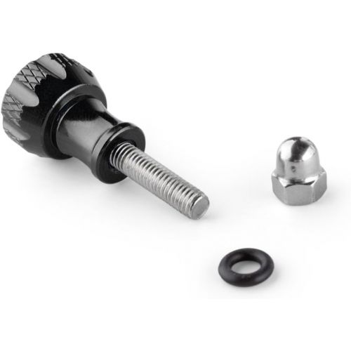  TNP Products TNP GoPro Thumb Screw Set (Black) - Aluminum Alloy Thumbscrew Knob Bolt Kit for GoPro Hero 9 8 7 6 5 4 3+ 3 2, GoPro Hero Session, SJCAM DJI Osmo HD Action Cameras - 3pcs 1x Long S