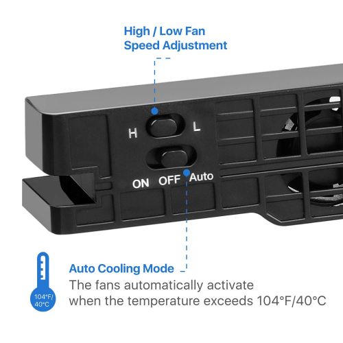  [아마존베스트]TNP Products TNP Vertical Stand with Cooling Fan and Controller Charger For PS4 w/ DualShock 4 Charging Docking Station Hub, 12 Game Disc Storage Organizer, 3 Built-in Cooler Fan For PlayStatio