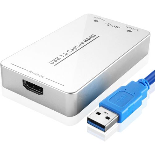  TNP Products TNP UH60 HDMI to USB 3.0 Capture Card Device Dongle - HDMI Full HD 1080P Video Audio to USB Adapter Converter Compatible with Windows Mac Linux