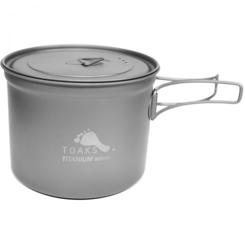  TOAKS Titanium 900ml D115mm Cooking Pot - POT-900-D115 - Outdoor Camping