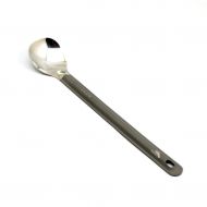 TOAKS Titanium Long Spoon w/Polished Bowl SLV-11