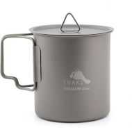 TOAKS Titanium Camping Cup 450ml (CUP-450 with Lid)