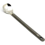 TOAKS Titanium Long Handle Spoon with Polished Bowl
