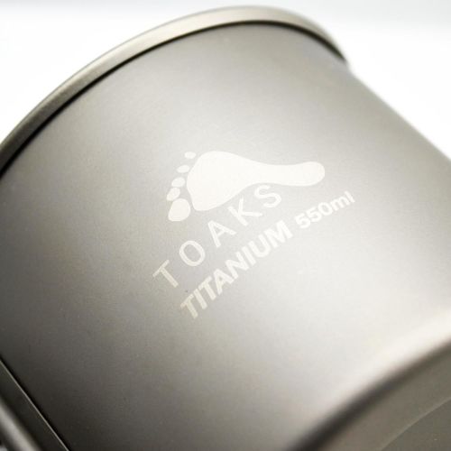  TOAKS Light Titanium 550ml Pot (Ultralight Version)