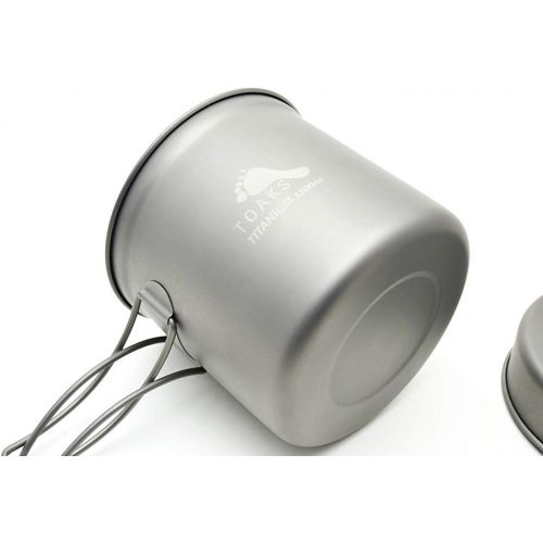  TOAKS Titanium 1100ml Pot with Pan