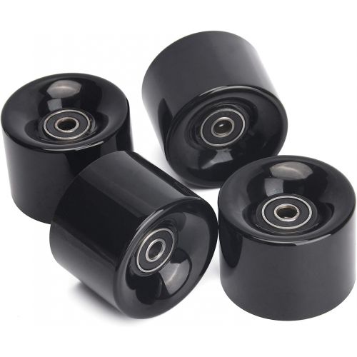  TOBWOLF 4 Pack 60mm 78A / 70mm 78A Skateboard Wheels with ABEC 9 Bearings for Standard Skateboards, Cruisers, Longboards & Electric Skateboards for Park and Street Skating