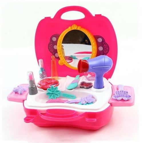  TODDLER TOYS Pretty Princess Make Up Dresser Pretend Play Kids Suitcase Set for Baby