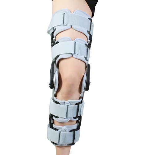  TODDOBRA Hinged Knee Patella Brace Support Stabilizer Pad Belt Band Strap Orthosis Splint Wrap Compression Sleeve Immobilizer Guard Protector ROM(range of motion) Adjustable Medical Orthope