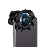 Cell Phone Camera Lens,TODI 4K HD 2 in 1 Aspherical Wide Angle Lens, Super Macro Lens,Clip-On Phone Lens Compatible iPhone,Samsung, Most Andriod Phones (No Distortion