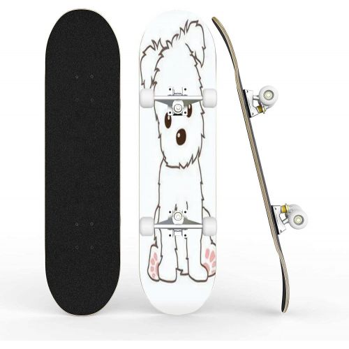  TOEGDNPK Skateboards for Beginners Teens Adults Bernese Mountain Dog Color Dog Dog Head Isolated on White 31 X 8 Complete Standard Skate Board, Outdoor Sports Maple Double Kick Concave Skat