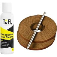 TOFL Baseball Glove Lacing kit tan and Baseball Glove Cleaner Bundle