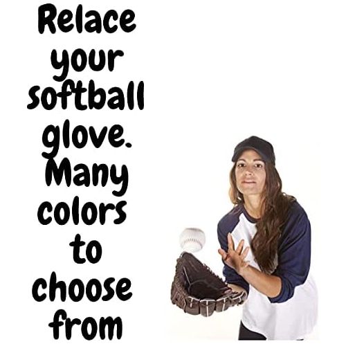  TOFL Softball and Baseball Glove Lace Kit Mitt Lace Glove Repair Lacing Kit 2 Leather Laces with Lacing Needle for Catchers Glove